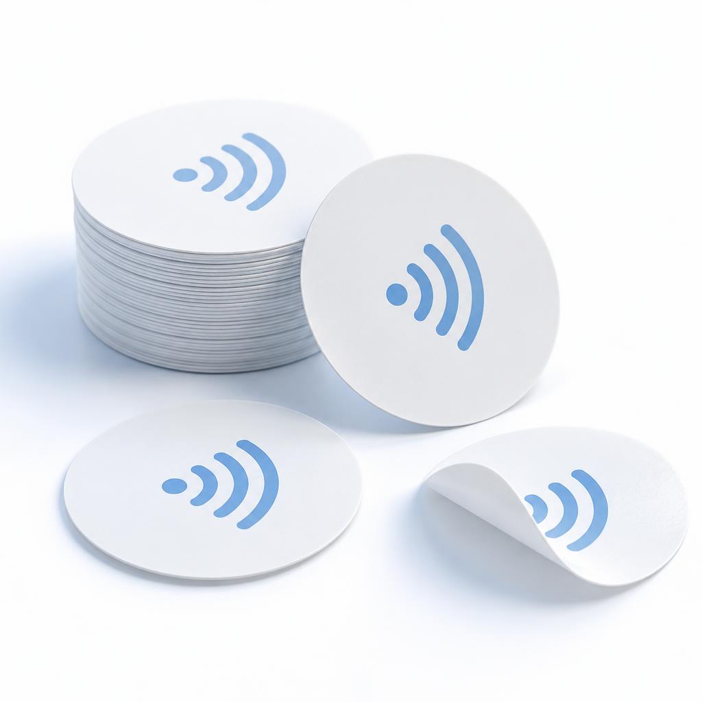 White NFC Review Sticker